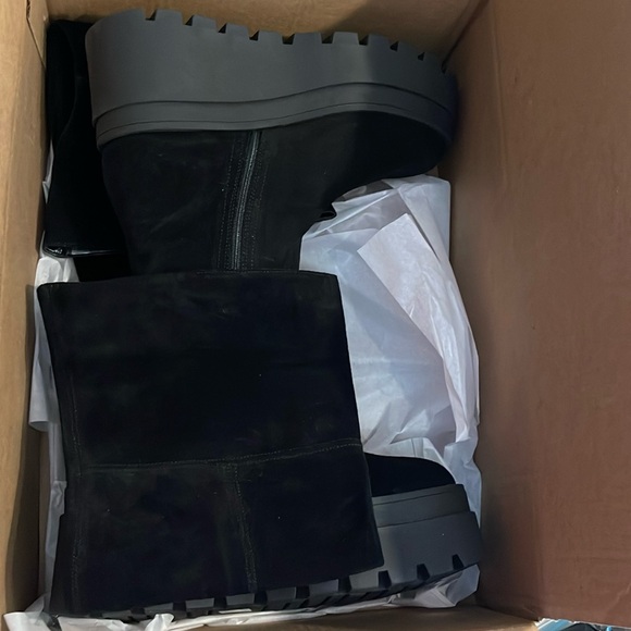 Free People London Calling Wedge OTK - Size 41 (10) - Picture 16 of 16